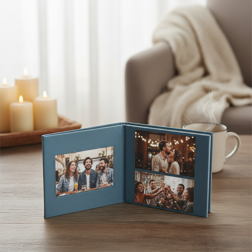 Álbum de fotos mini 20x15 cm personalizado amigos portátil - Printoria