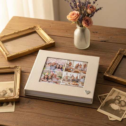 Álbum de fotos mini 20x15 cm personalizado generaciones familia - Printoria