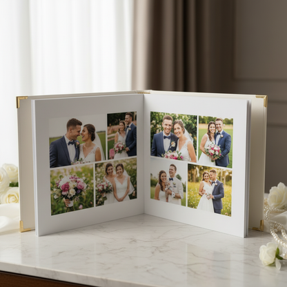 Álbum de fotos premium personalizado abierto apertura Layflat 180 grados - Printoria
