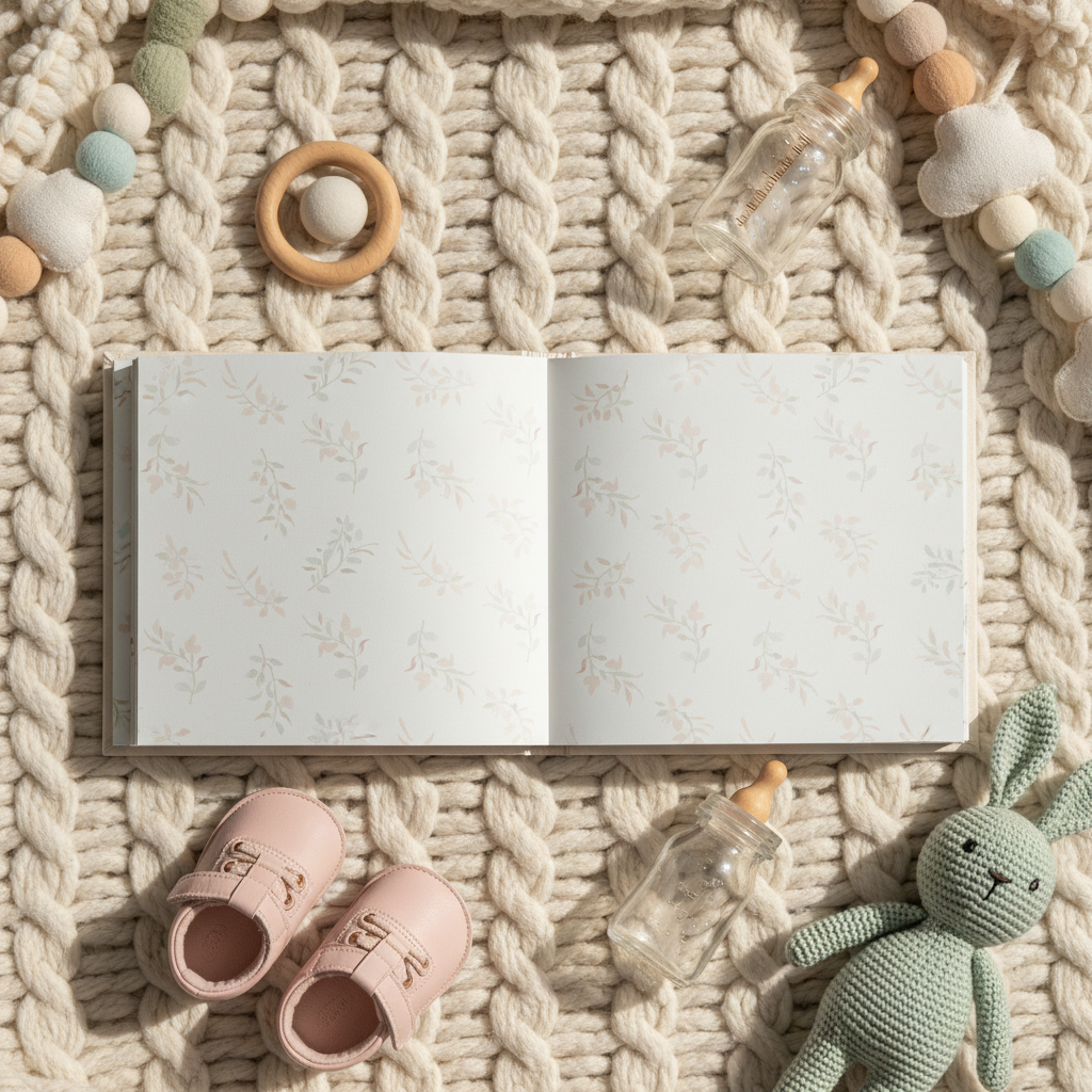 Álbum de fotos temático de bebés mini 20x15 cm personalizado - Printoria