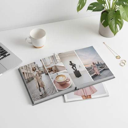 Álbum de fotos temático Trendy cuadrado 20x20 cm personalizado - Printoria