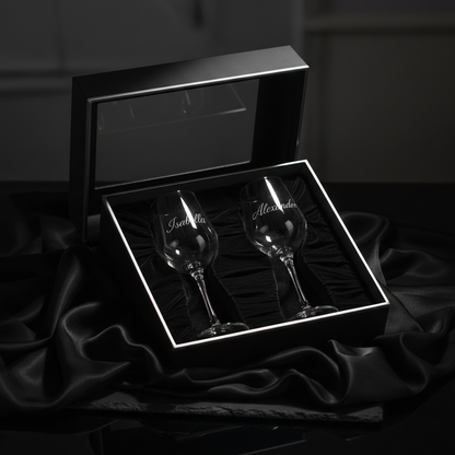Copas grabadas láser pack 2 personalizadas con nombres - Printoria