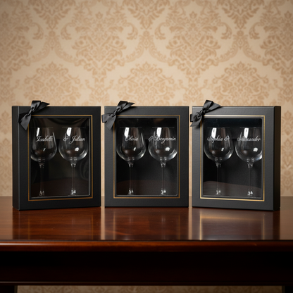 Copas grabadas láser pack 6 personalizadas set completo - Printoria