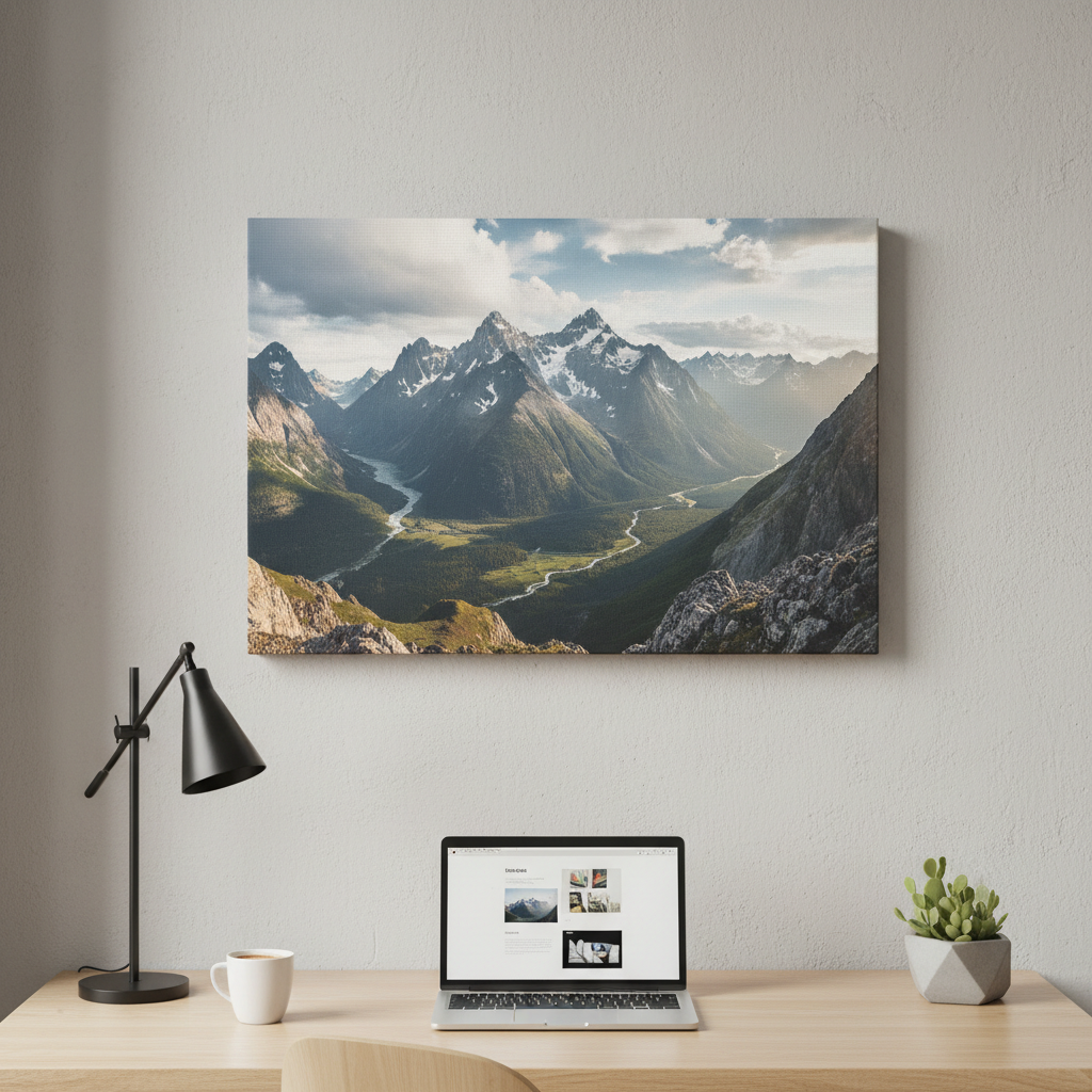 Lienzo personalizado 70x30 cm horizontal panorámico - Printoria
