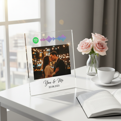 Metacrilato personalizado A6 You & Me con código Spotify - Printoria
