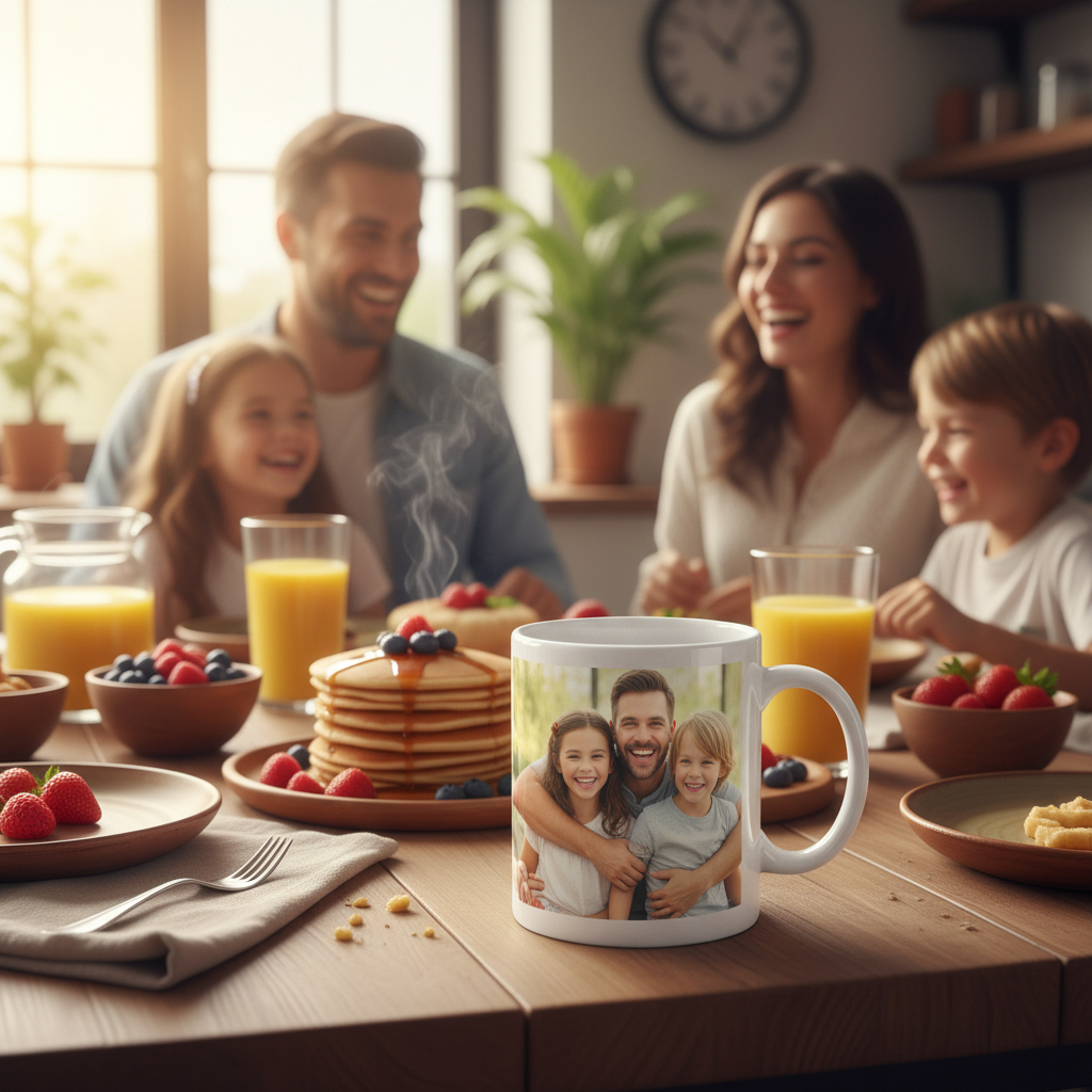 Taza personalizada impresa con fotos de familia - Printoria